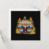 Laten we met Brandon Kerstmis gaan, Trump Snowflak Kaart (Voorkant / Achterkant in situ)