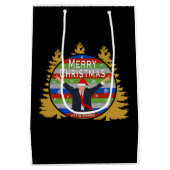 Laten we met Brandon Kerstmis gaan, Trump Snowflak Medium Cadeauzakje (Achterkant)