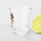 Laten we met een luidop kerstmis gaan shot glas (Rechts)
