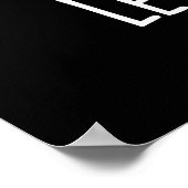 Laten we met pray grappige flesjes pun Dark BG Poster (Hoek)