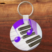 Laten we Muisc_ spelen Sleutelhanger (Voorkant)