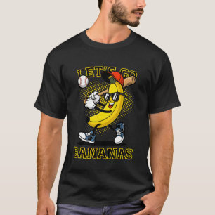 Laten we naar bananen gaan Grappig banaan T-shirt