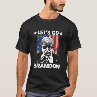 Laten we naar Branson Brandon Trump en Amerika vli T-shirt
