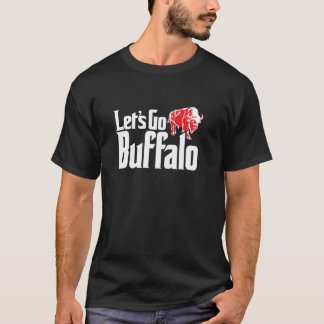Laten we naar BUFFALO trots familie thuisstad retr T-shirt