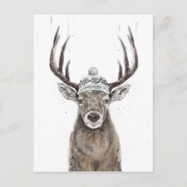 Laten we naar buiten gaan briefkaart