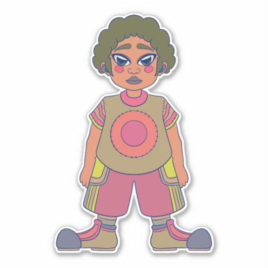 Laten we naar buiten gaan sticker (Voorkant)