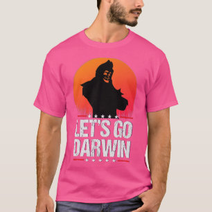 Laten we naar Darwin USA Flag Bigfoot Sasquatch g T-shirt