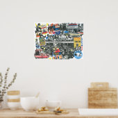 Laten we naar de Apollo gaan! Poster (Keuken)