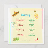 Laten we naar de Cabo Bachelorette-rondleiding gaa Kaart (Achterkant)