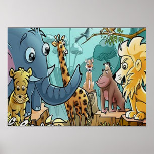 Laten we naar de dierentuin gaan - Poster