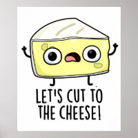 Laten we naar de kaas grappig eten woordspeling sn