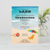 Laten we naar het Afstuderen van het strand van he Kaart (Staand voorkant)