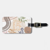 Laten we naar het Bagagelabel reizen (Voorkant horizontaal)