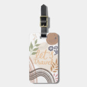 Laten we naar het Bagagelabel reizen (Voorkant verticaal)