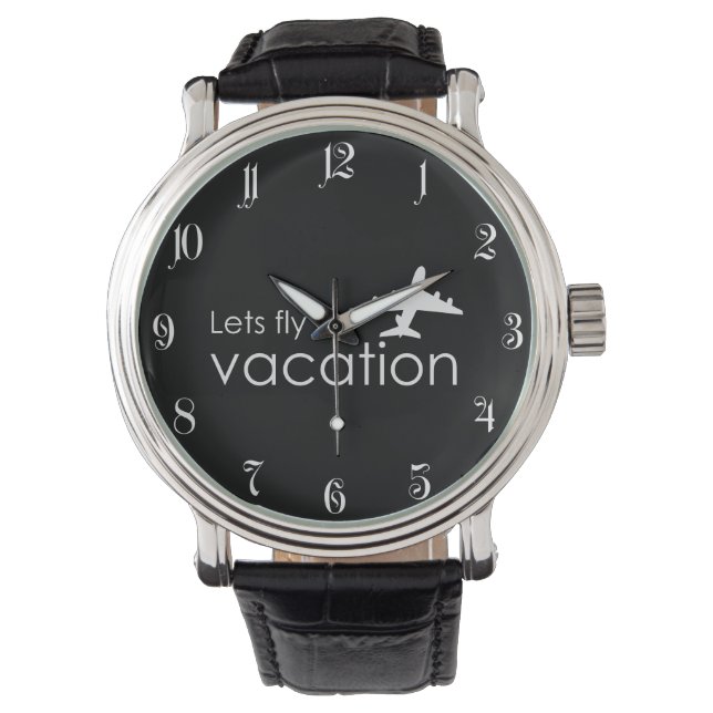 Laten we naar vakantie vliegen horloge (Voorkant)