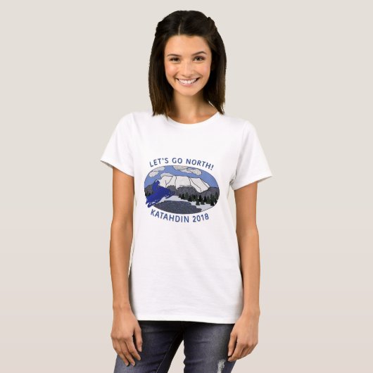 LATEN WE NOORD GAAN T-SHIRT (Voorkant volledig)