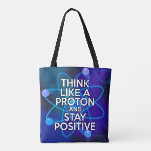 LATEN WE ONS PAUZE / DENKEN ALS EEN PROTON TOTE BAG