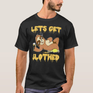 Laten we ons te buiten gaan aan luiaard Luiaard T-shirt