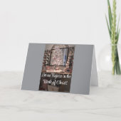 Laten we ons verheugen in Christus, gevouwen Wensk Kaart (Voorkant)