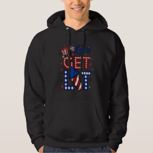 Laten we op de vierde plaats van juli het Patriott Hoodie