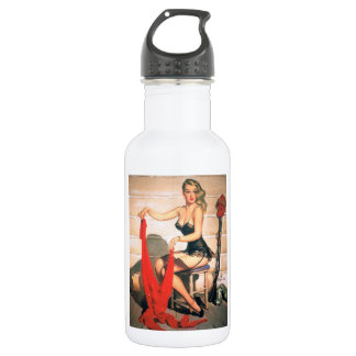 Laten we op jacht gaan - Vintage Pin-up Kunst Waterfles