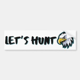 LATEN WE OP Philadelphia Eagles Bumpersticker JAGE