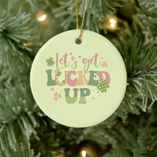 Laten we opgeruimd worden keramisch ornament
