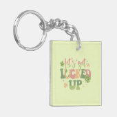 Laten we opgeruimd worden sleutelhanger (Voorkant Links)