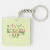 Laten we opgeruimd worden sleutelhanger (Achterkant)