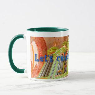 Laten we orgels vieren - groene mok