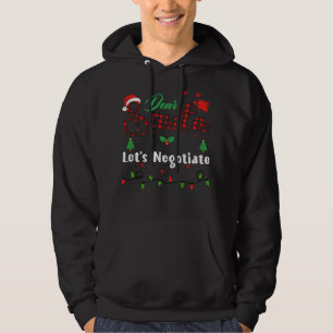 Laten we Overeenkomen met Kerstmis Lieve Sint Hoodie