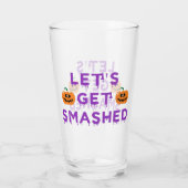 Laten we Paars met pompoen maken Glas (Achterkant)