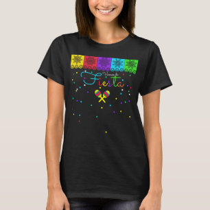 Laten we papercuts, confetti, maracas feesten t-shirt