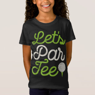 Laten we Par T-shirt Golf Player Golfer Dad Papa M