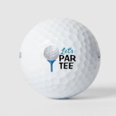Laten we PAR T-SHIRT golfballen (Voorkant)