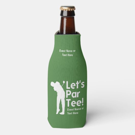 Laten we Par Tee Flesjeskoeler (Fles Voorkant)