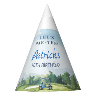 Laten we Par-Tee Golf Verjaardag voor elke leeftij Feesthoedjes