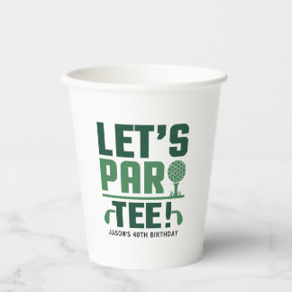 Laten we Par-Tee Op Maat Gemaakte 40e 50e 60e Verj Papieren Bekers