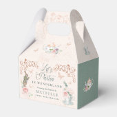Laten we part-tea  Alice in Wonderland Party Bedankdoosjes (Voorkant Zijde)