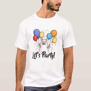Laten we Partij Llama T-shirt