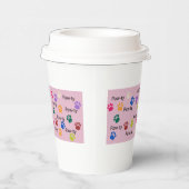 Laten we Paw-ty zijn! Hond verjaardagsfeestje bash Papieren Bekers (Rechts)