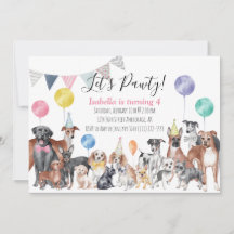 Laten we Pawty Dog Birthday noemen