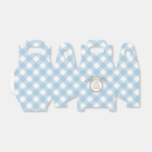 Laten we Pawty Puppy Dog Birthday Favor Box Blue Bedankdoosjes (Uitgevouwen)