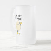 Laten we pleisteren matglas bierpul (Voorkant links)