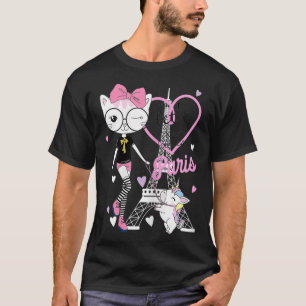 Laten we plezier hebben in het Parijse T-shirt Cut