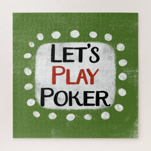 Laten we Poker Jigsaw Puzzel spelen
