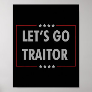 Laten we politieke verraders gaan weerstaan aan le poster