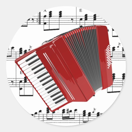 Laten we Polkaen Ronde Sticker (Voorkant)