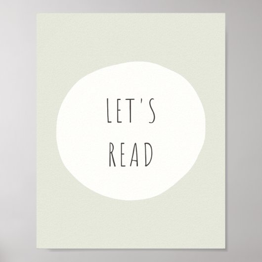 Laten we Poster & Prints lezen (Voorkant)