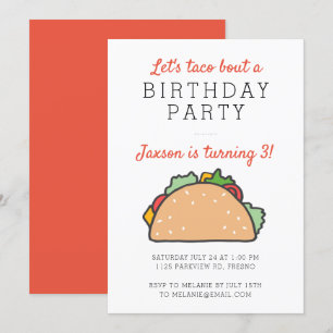 Laten we praten over een verjaardagsfeestje Fiesta Kaart